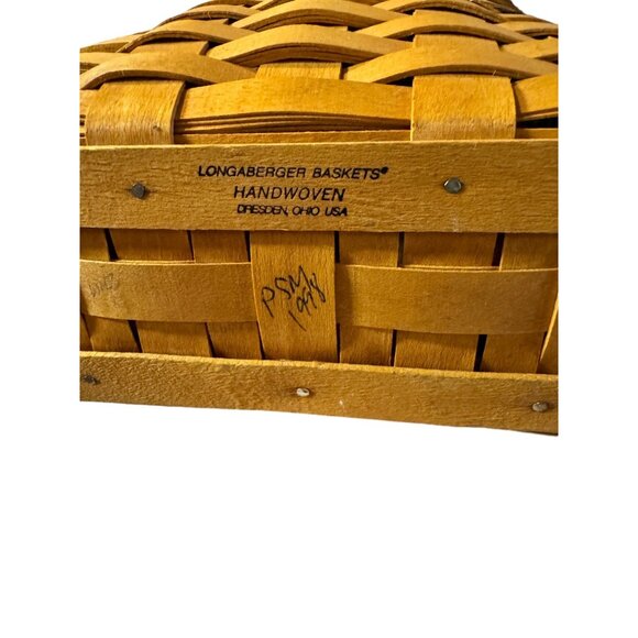 Longaberger Christmas Collection 1998 Edition Glad Tidings Basket With Handle - Picture 3 of 9